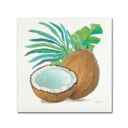 Mary Urban 'Coconut Palm III' Canvas Art,18x18